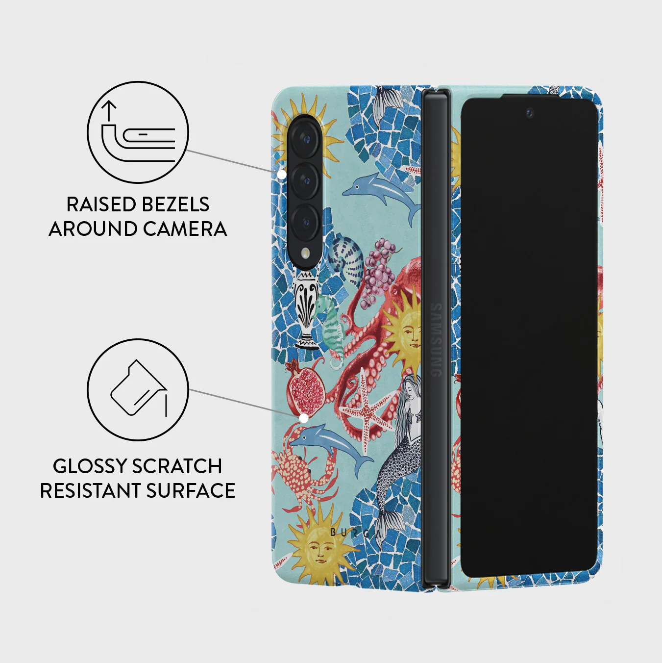 Aegean Affair - Samsung Galaxy Z Fold 3 Case - Image 3