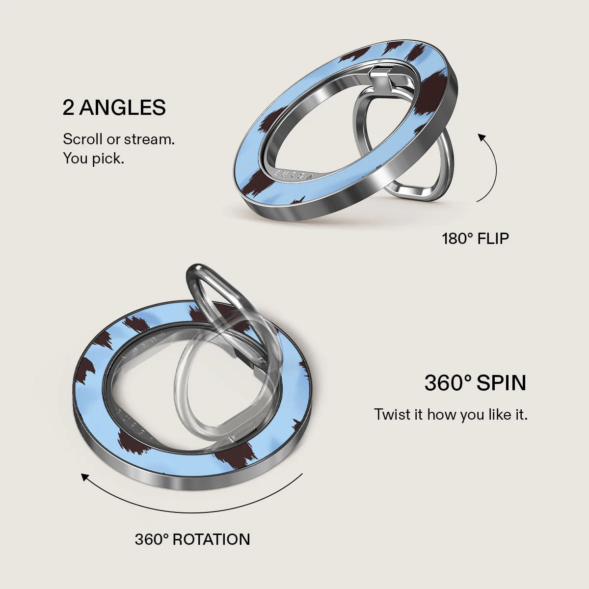 Barely Awake - Magnetic Ring Holder - Image 3