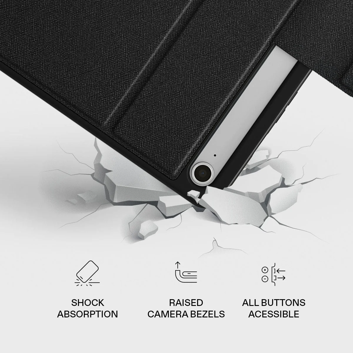 Barely Awake - Samsung Galaxy Tab S10+ FE Case - Image 3