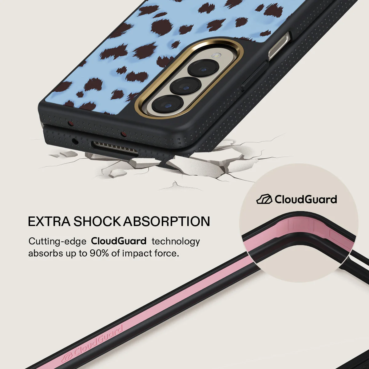 Barely Awake - Samsung Galaxy Z Fold 4 Case - Image 8