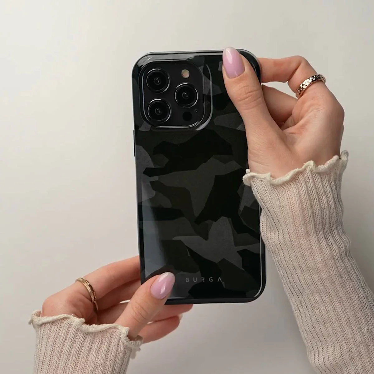 Night Black Camouflage - Samsung Galaxy A57 5G Case - Image 5