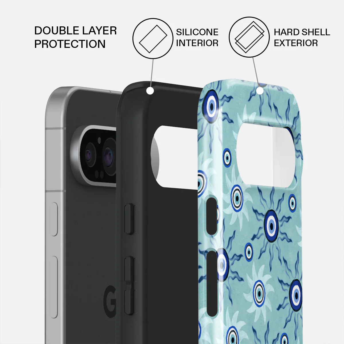 Blue Gaze - Google Pixel 9 Case - Image 2