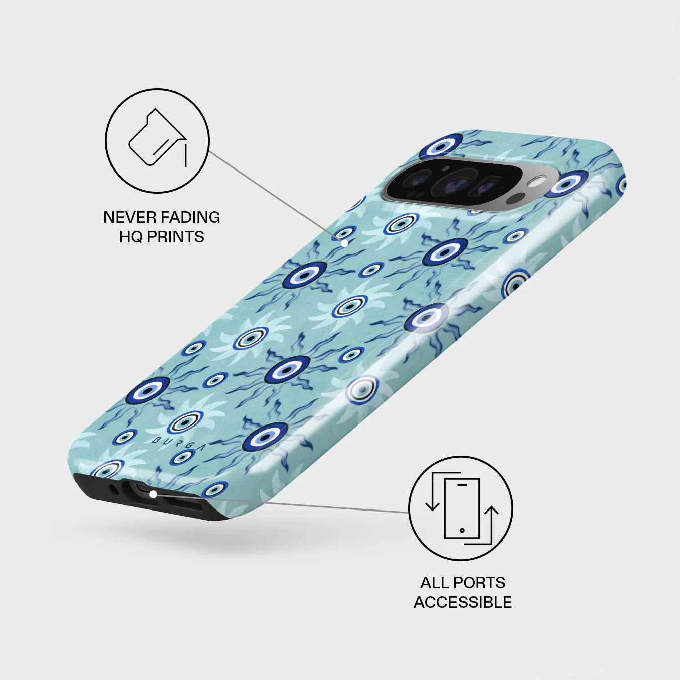 Blue Gaze - Google Pixel 9 Pro Case - Image 3