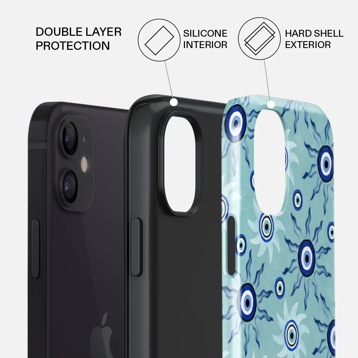 Blue Gaze - iPhone 12 Mini Case - Image 6