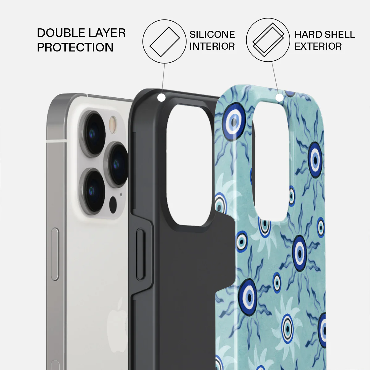 Blue Gaze - iPhone 14 Pro Max Case - Image 2
