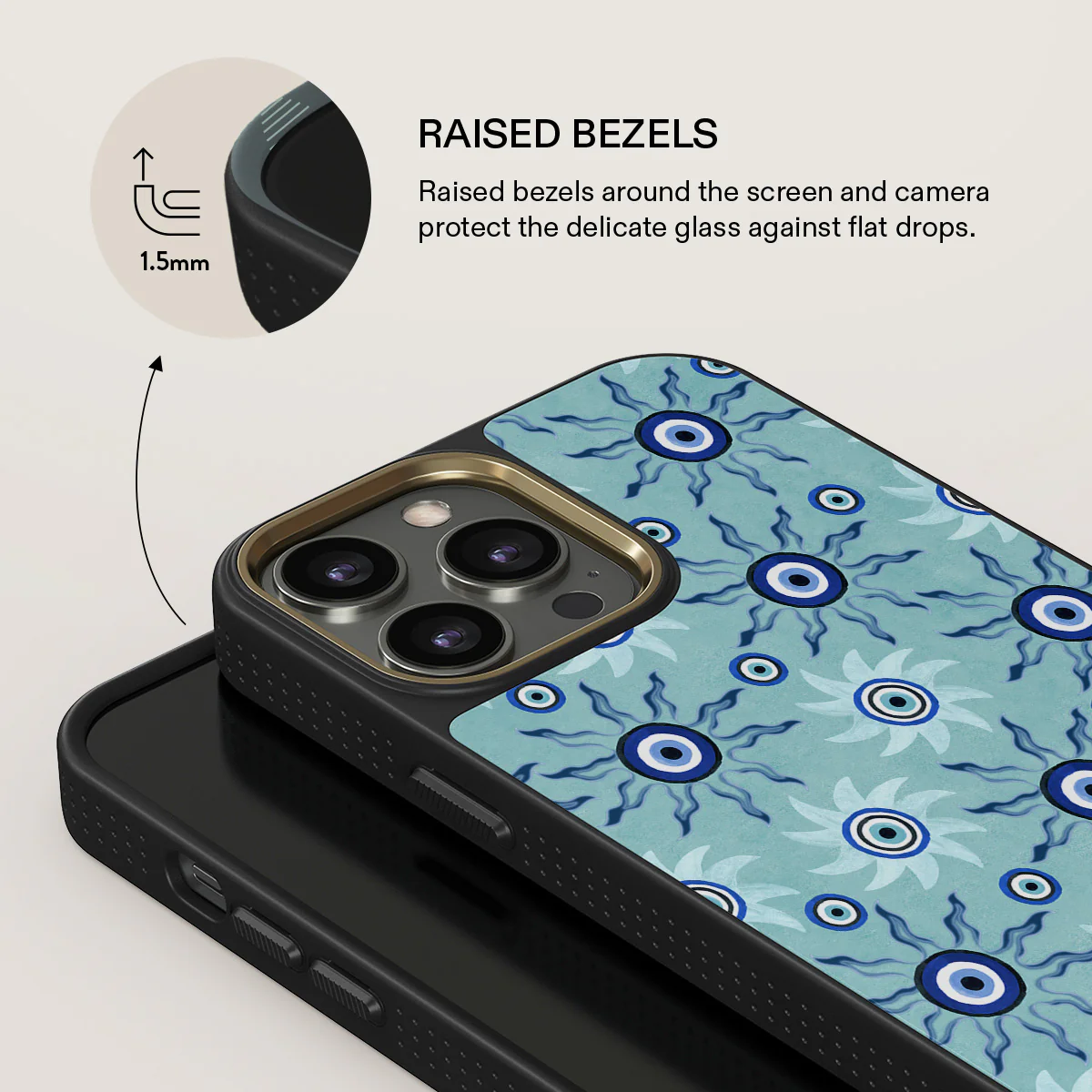Blue Gaze - iPhone 14 Pro Max Case - Image 8