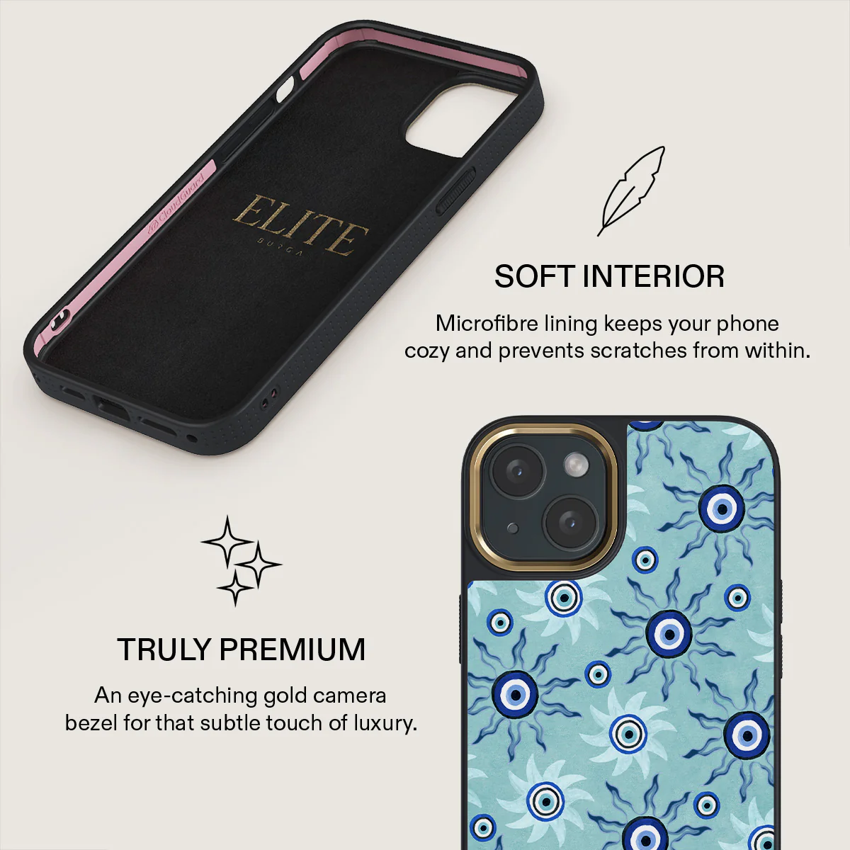 Blue Gaze - iPhone 15 Case - Image 10