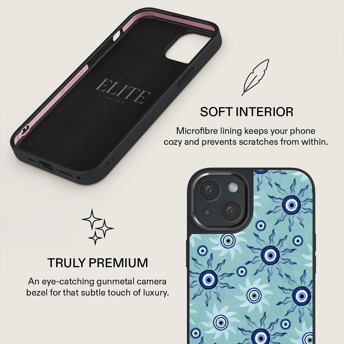 Blue Gaze - iPhone 15 Case - Image 17