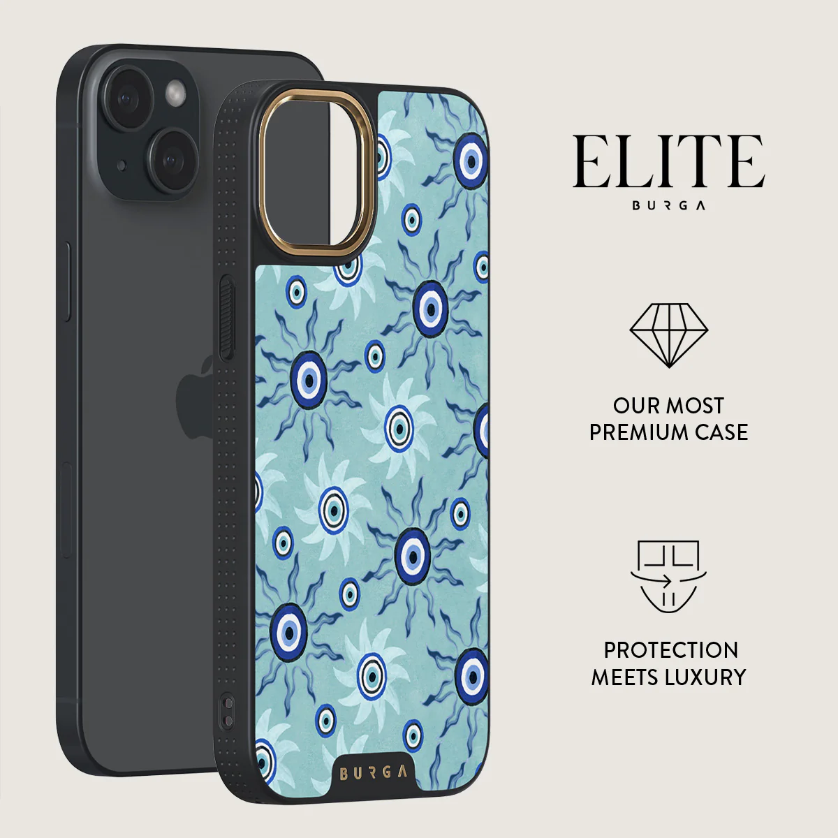 Blue Gaze - iPhone 15 Case - Image 6