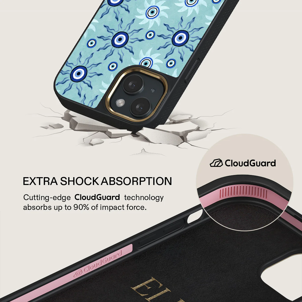 Blue Gaze - iPhone 15 Case - Image 7