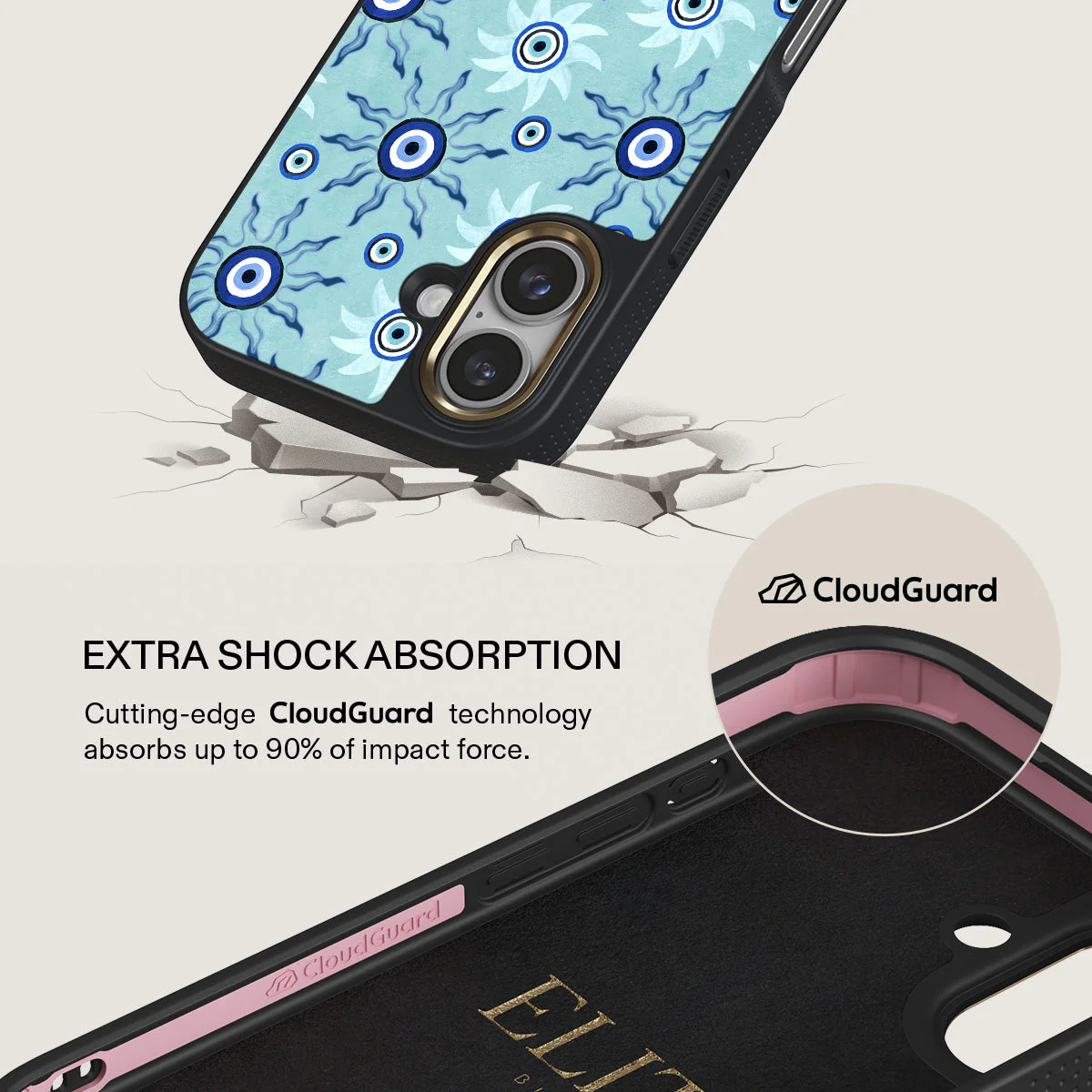 Blue Gaze - iPhone 16 Case - Image 8