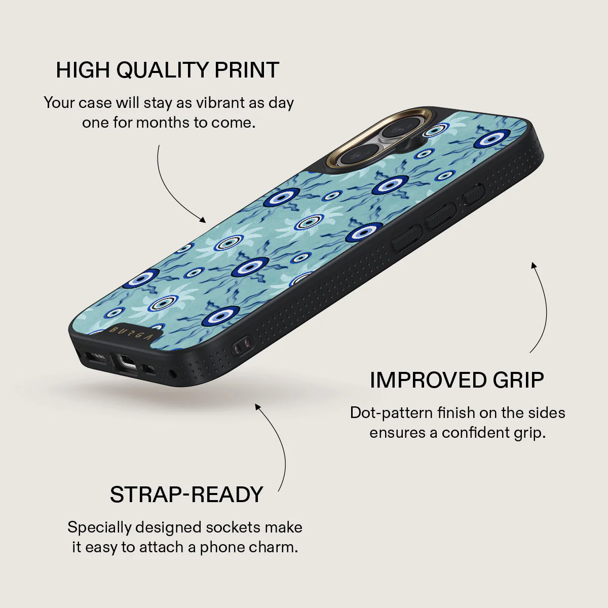 Blue Gaze - iPhone 16 Plus Case - Image 10