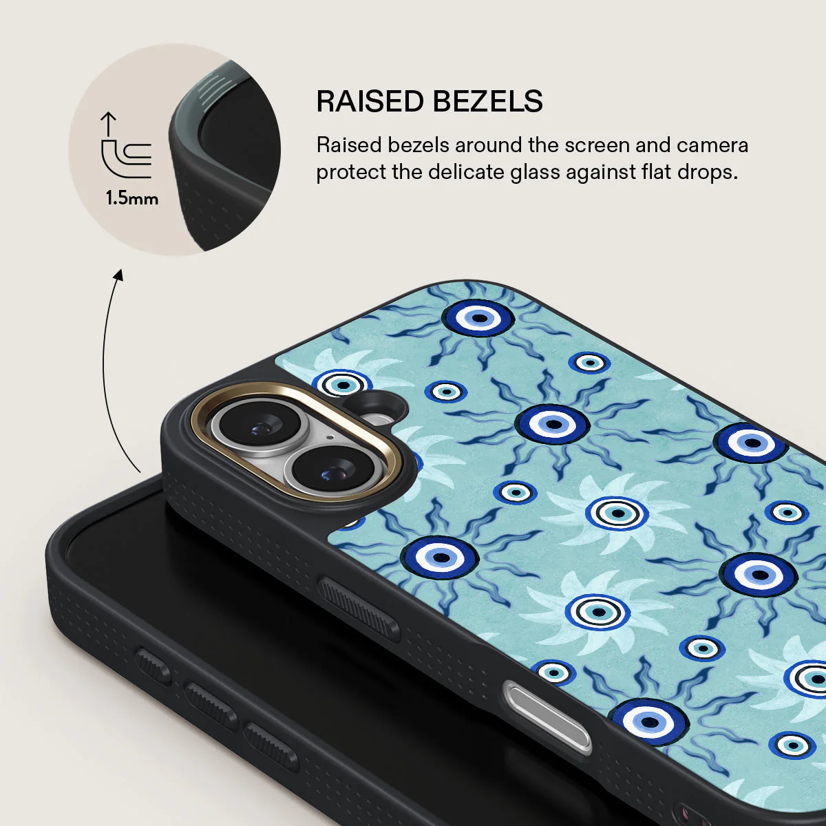 Blue Gaze - iPhone 16 Plus Case - Image 9