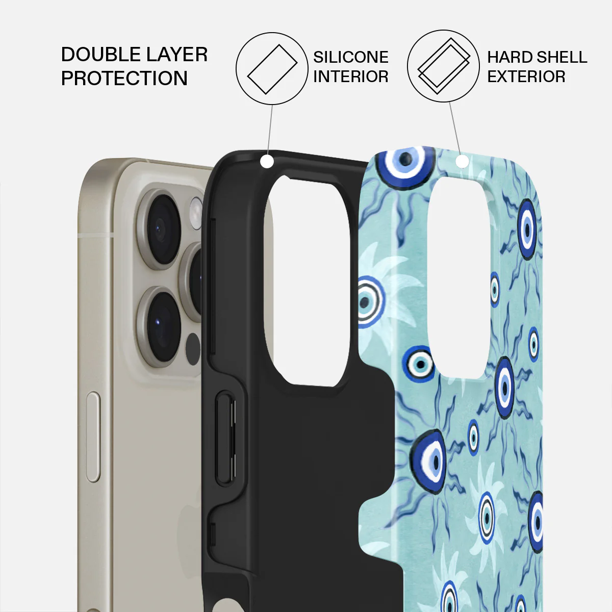 Blue Gaze - iPhone 16 Pro Case - Image 2