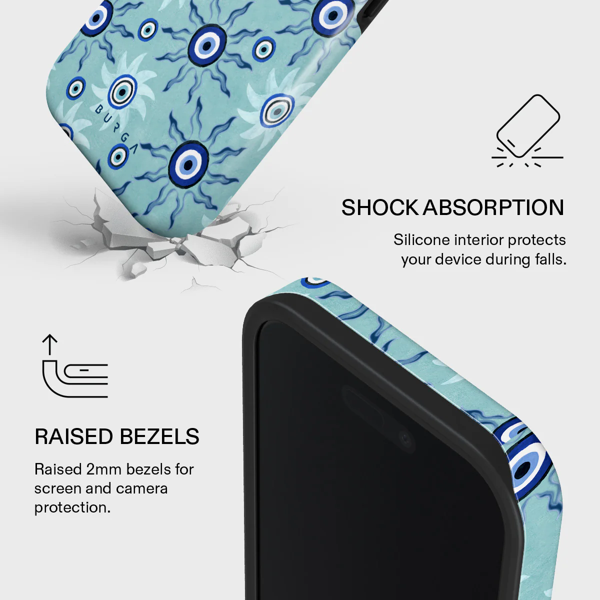 Blue Gaze - iPhone 17 Case - Image 4