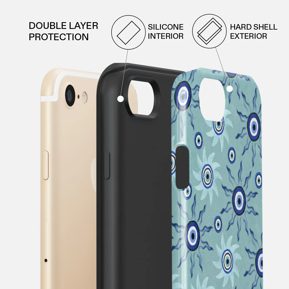 Blue Gaze - iPhone 7 / iPhone 8 Case - Image 2