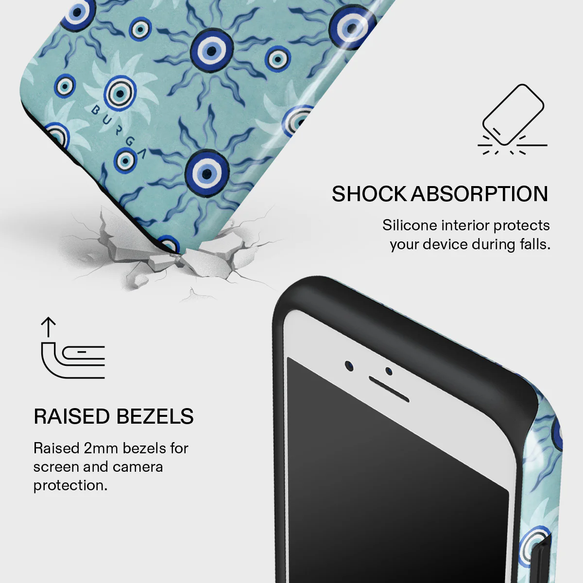 Blue Gaze - iPhone 7 / iPhone 8 Case - Image 4