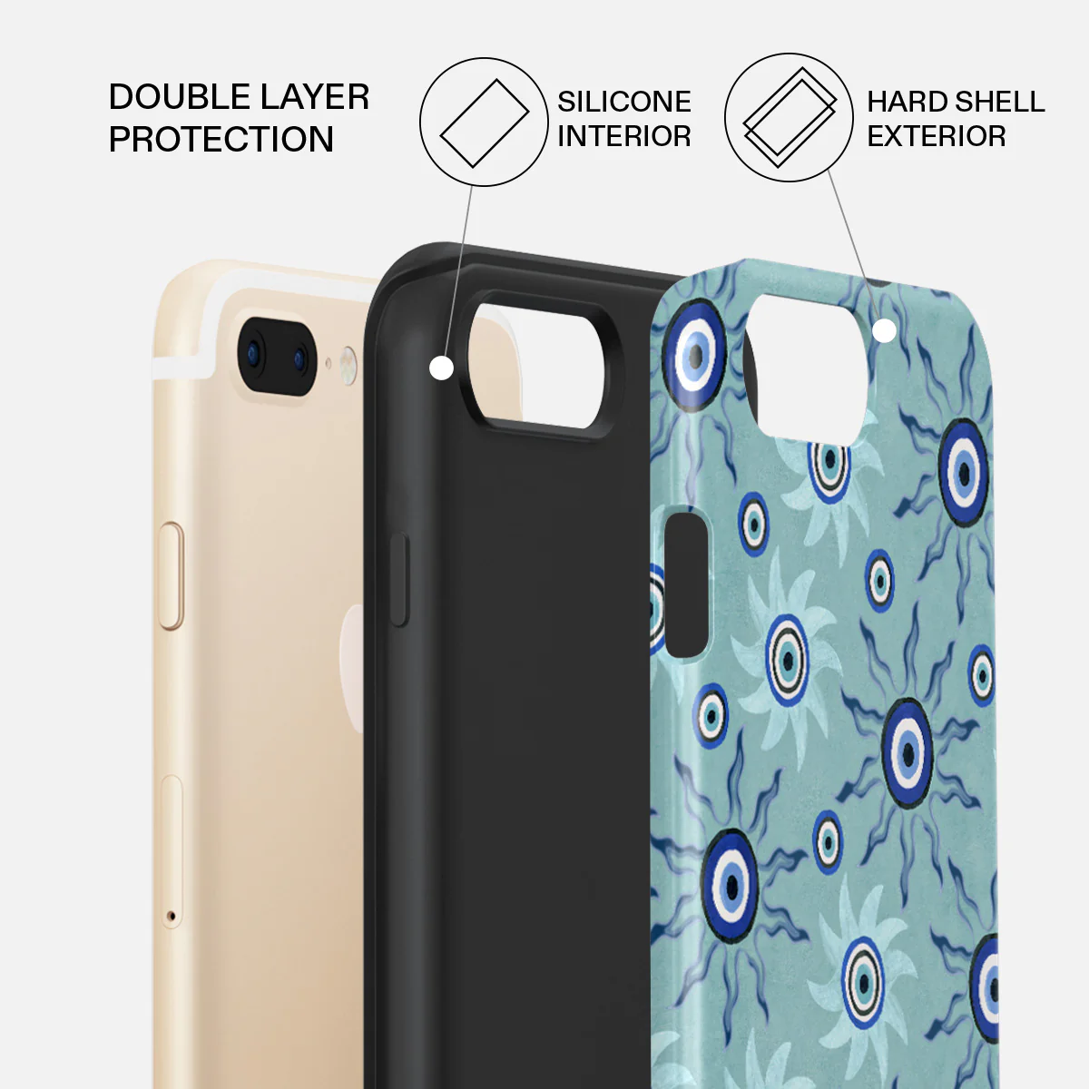 Blue Gaze - iPhone 7 Plus / 8 Plus Case - Image 6