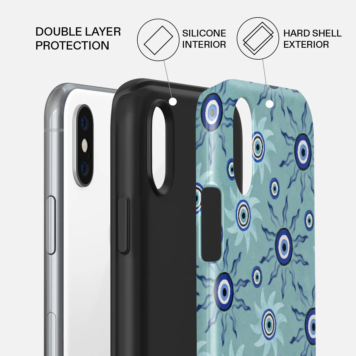 Blue Gaze - iPhone X / XS Case - Image 6