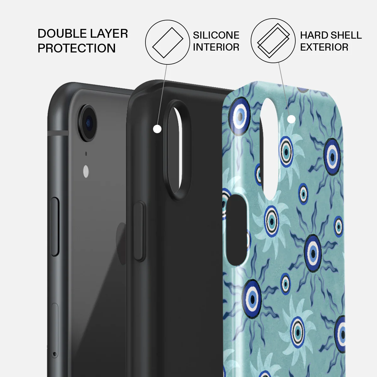 Blue Gaze - iPhone XR Case - Image 6