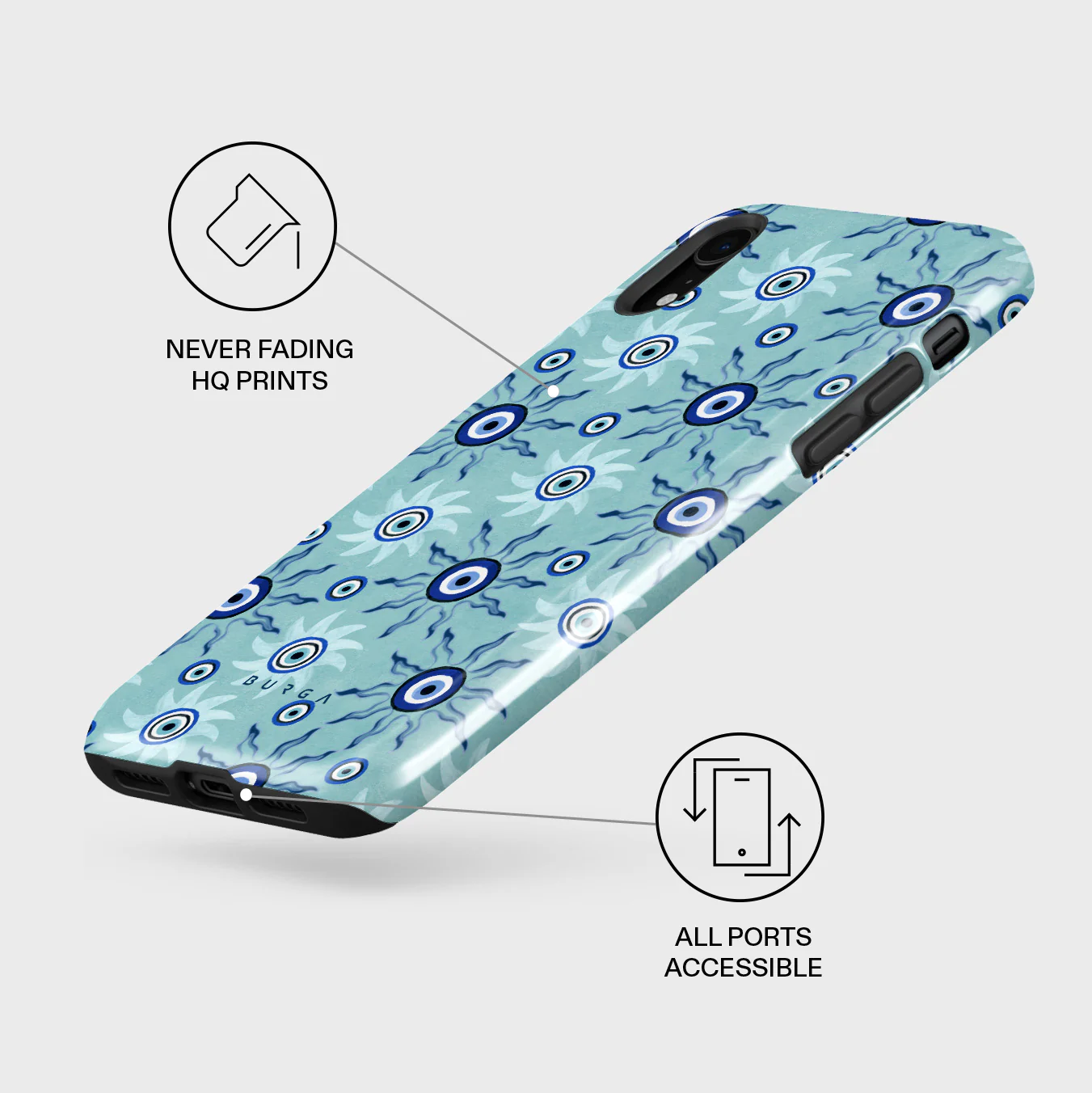 Blue Gaze - iPhone XR Case - Image 7