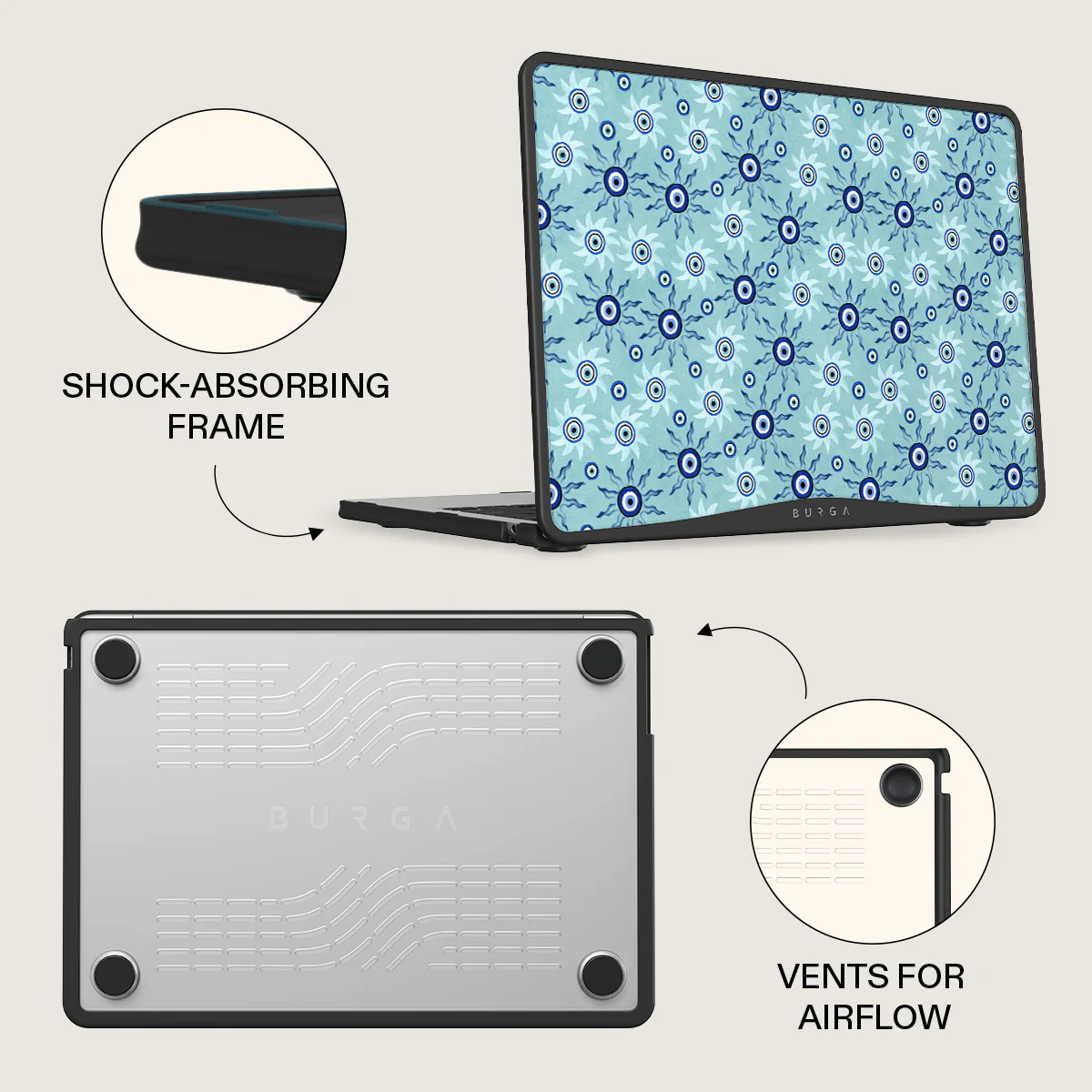 Blue Gaze - Macbook Case - Image 13