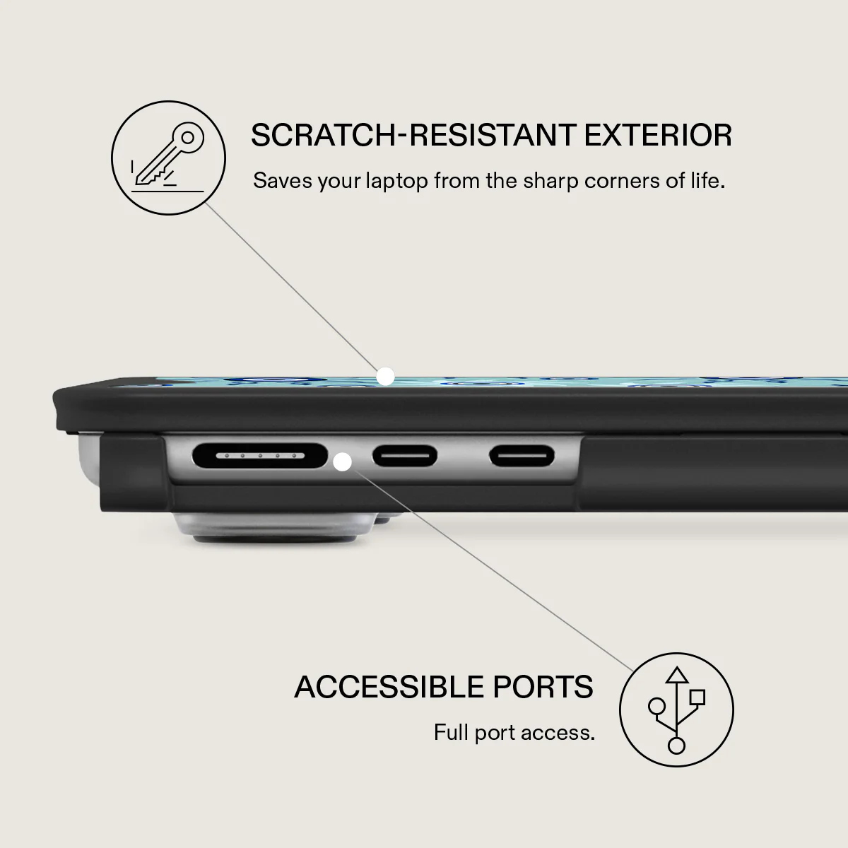 Blue Gaze - Macbook Case - Image 19