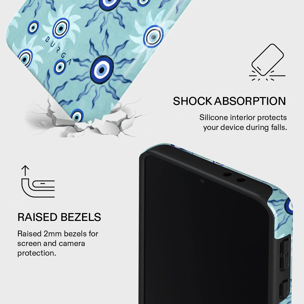 Blue Gaze - Samsung Galaxy A36 5G Case - Image 4