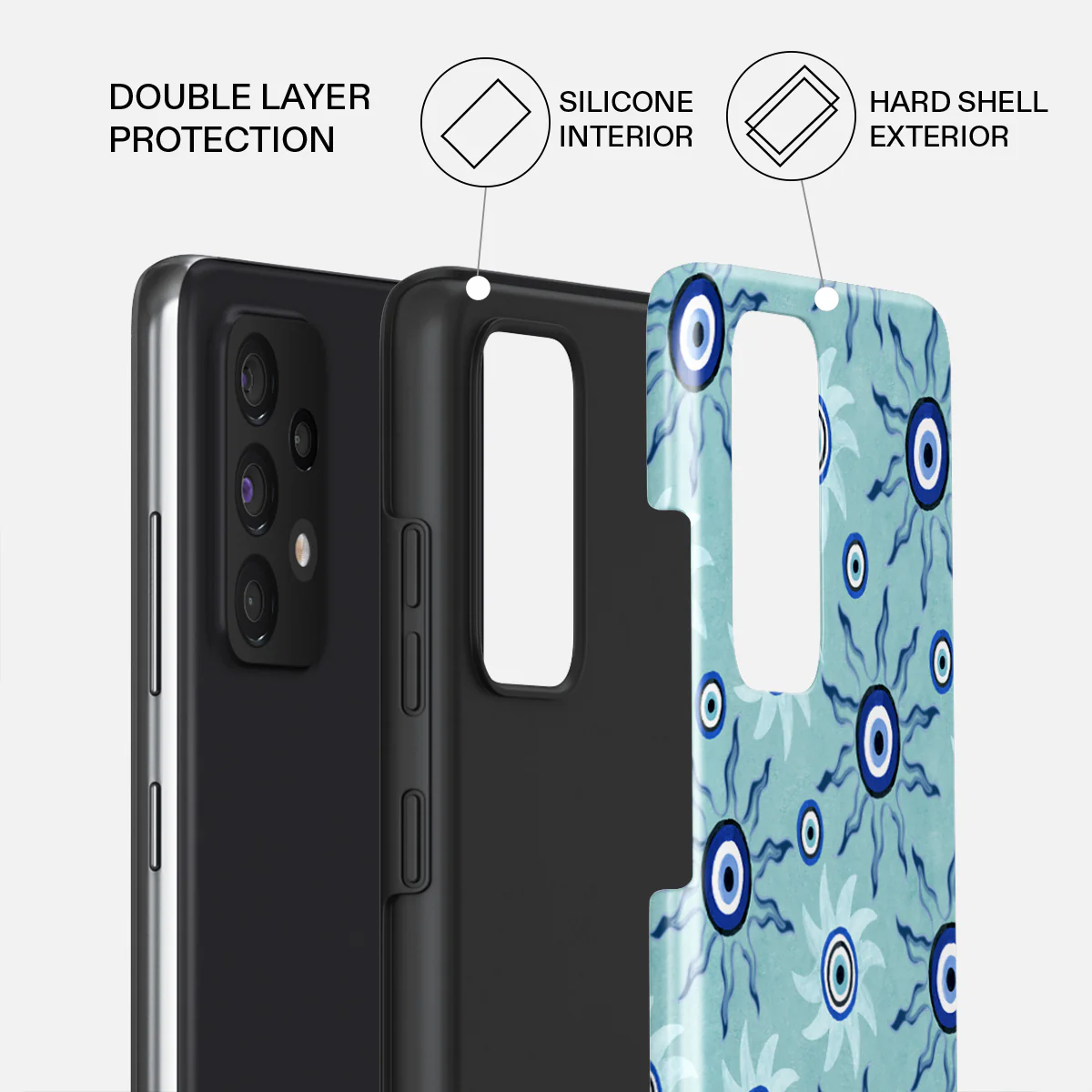 Blue Gaze - Samsung Galaxy A72 4G / 5G Case - Image 6