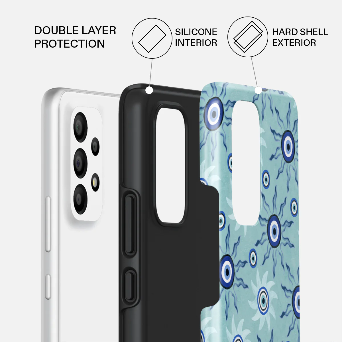 Blue Gaze - Samsung Galaxy A73 Case - Image 2