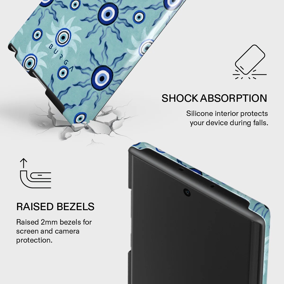 Blue Gaze - Samsung Galaxy Note 10 Plus Case - Image 8