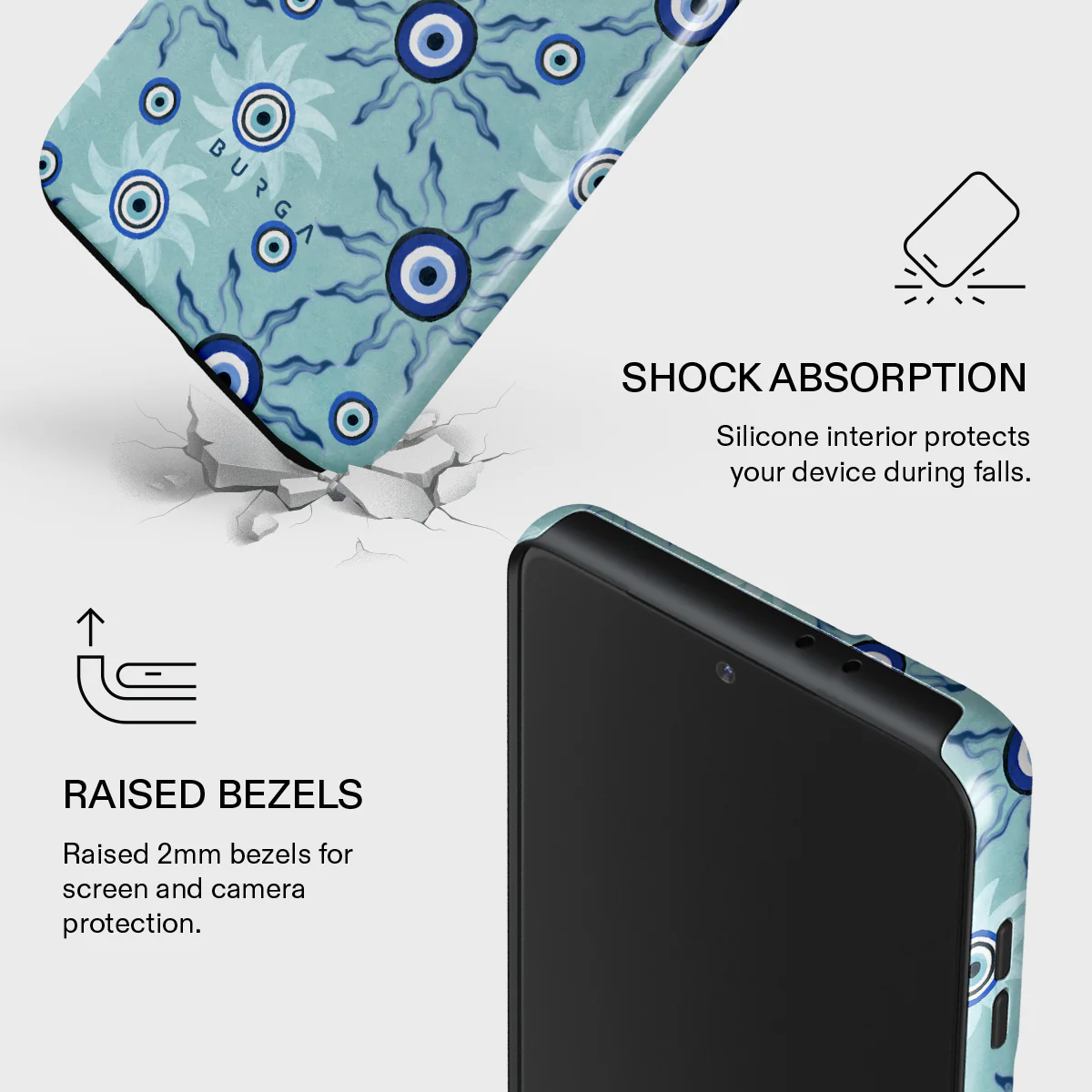 Blue Gaze - Samsung Galaxy S21 Plus Case - Image 4
