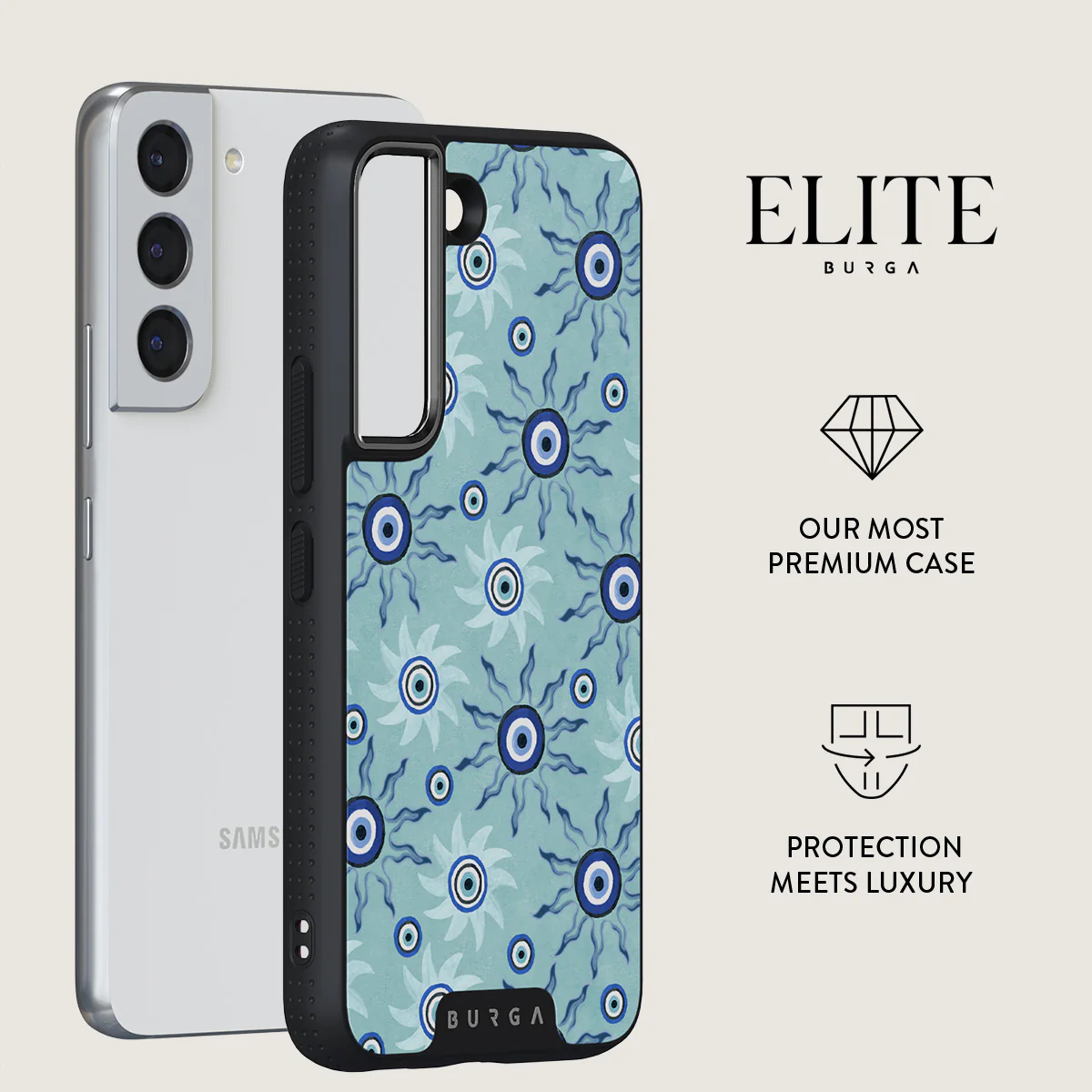 Blue Gaze - Samsung Galaxy S22 Plus Case - Image 13