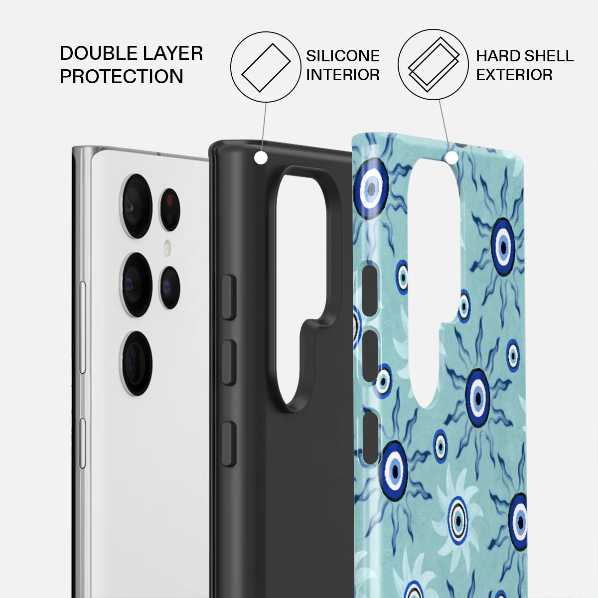 Blue Gaze - Samsung Galaxy S22 Ultra Case - Image 2