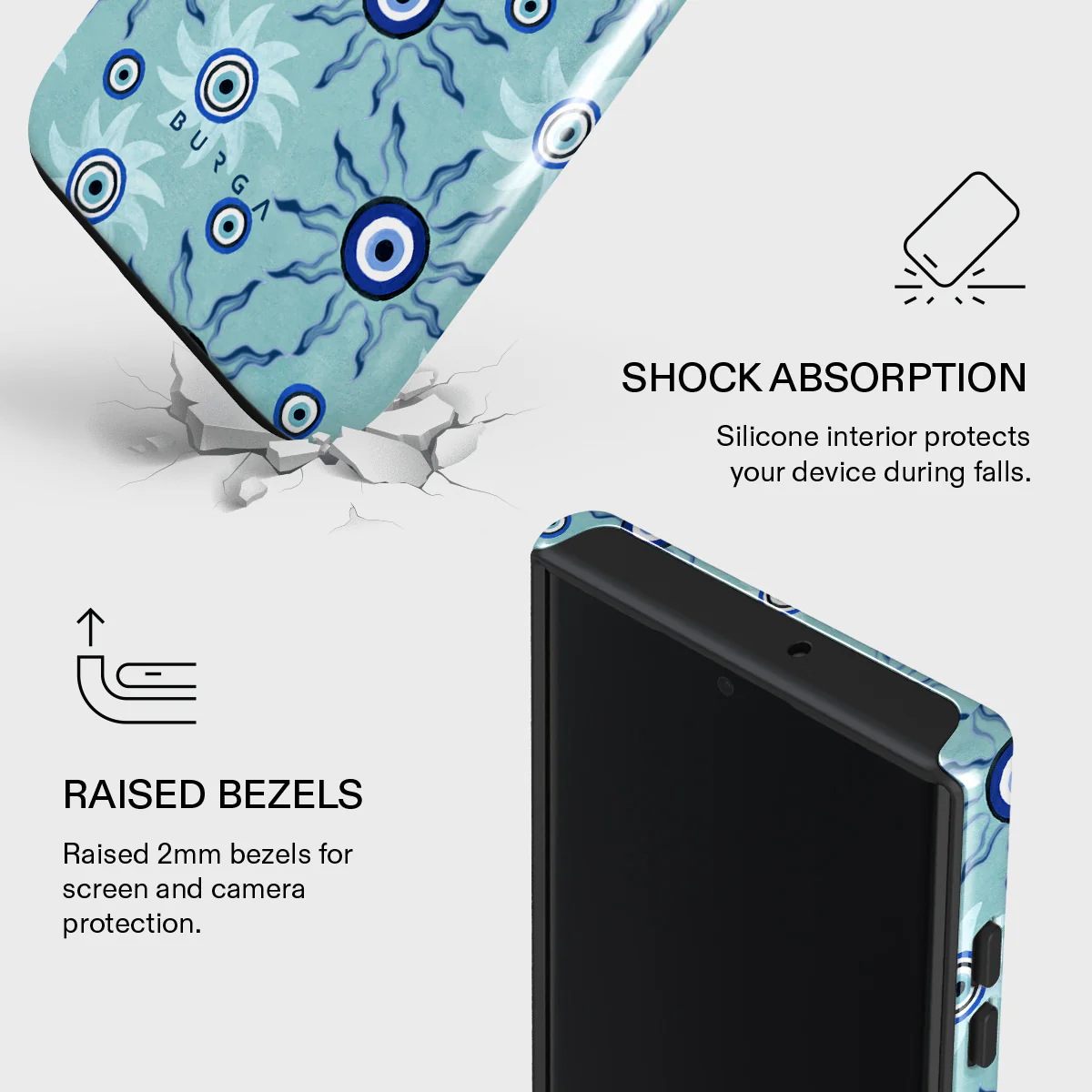 Blue Gaze - Samsung Galaxy S22 Ultra Case - Image 4