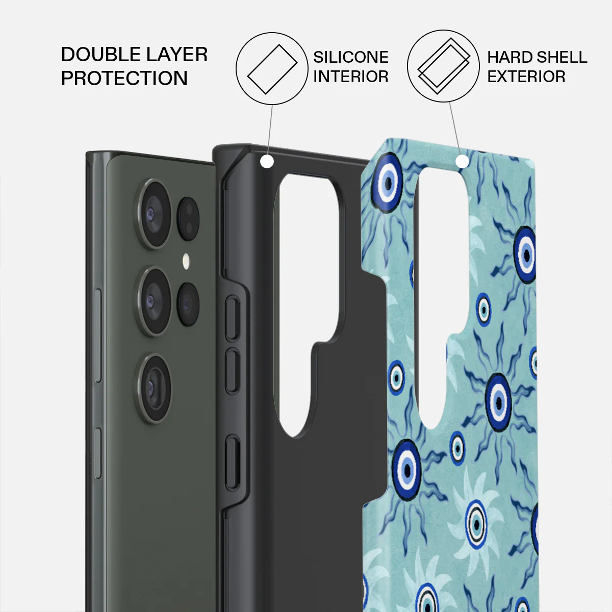 Blue Gaze - Samsung Galaxy S23 Ultra Case - Image 2