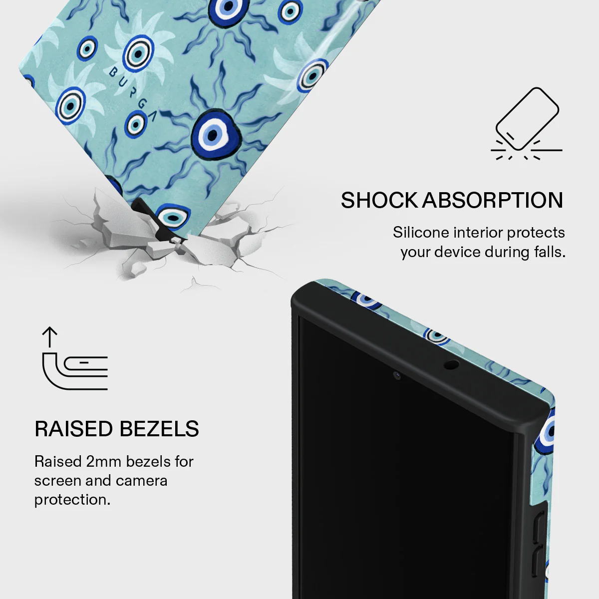 Blue Gaze - Samsung Galaxy S23 Ultra Case - Image 4