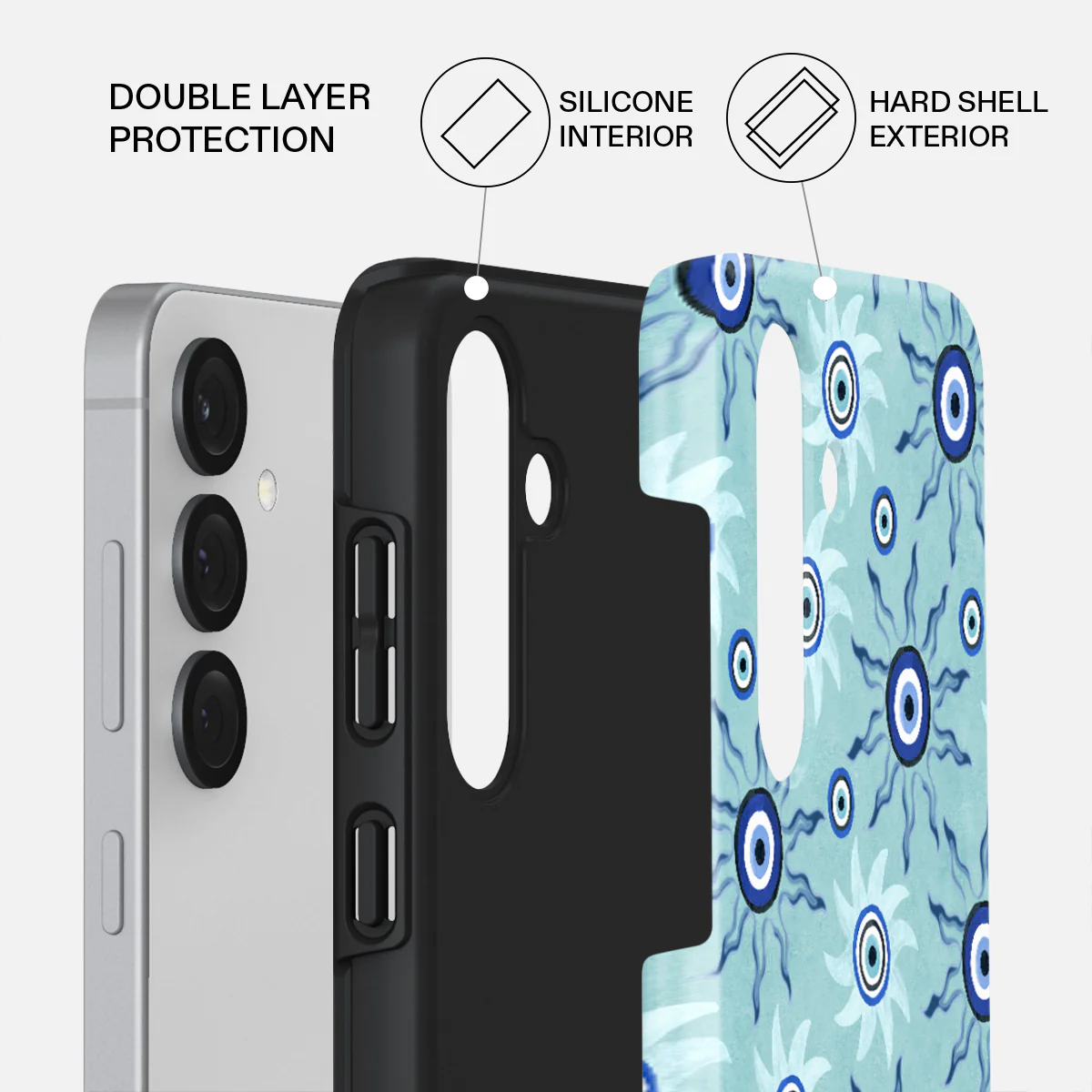 Blue Gaze - Samsung Galaxy S25 Case - Image 2