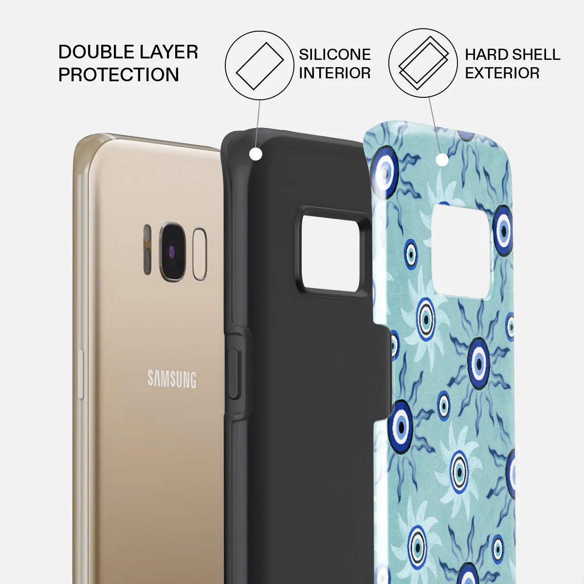 Blue Gaze - Samsung Galaxy S8 Case - Image 6