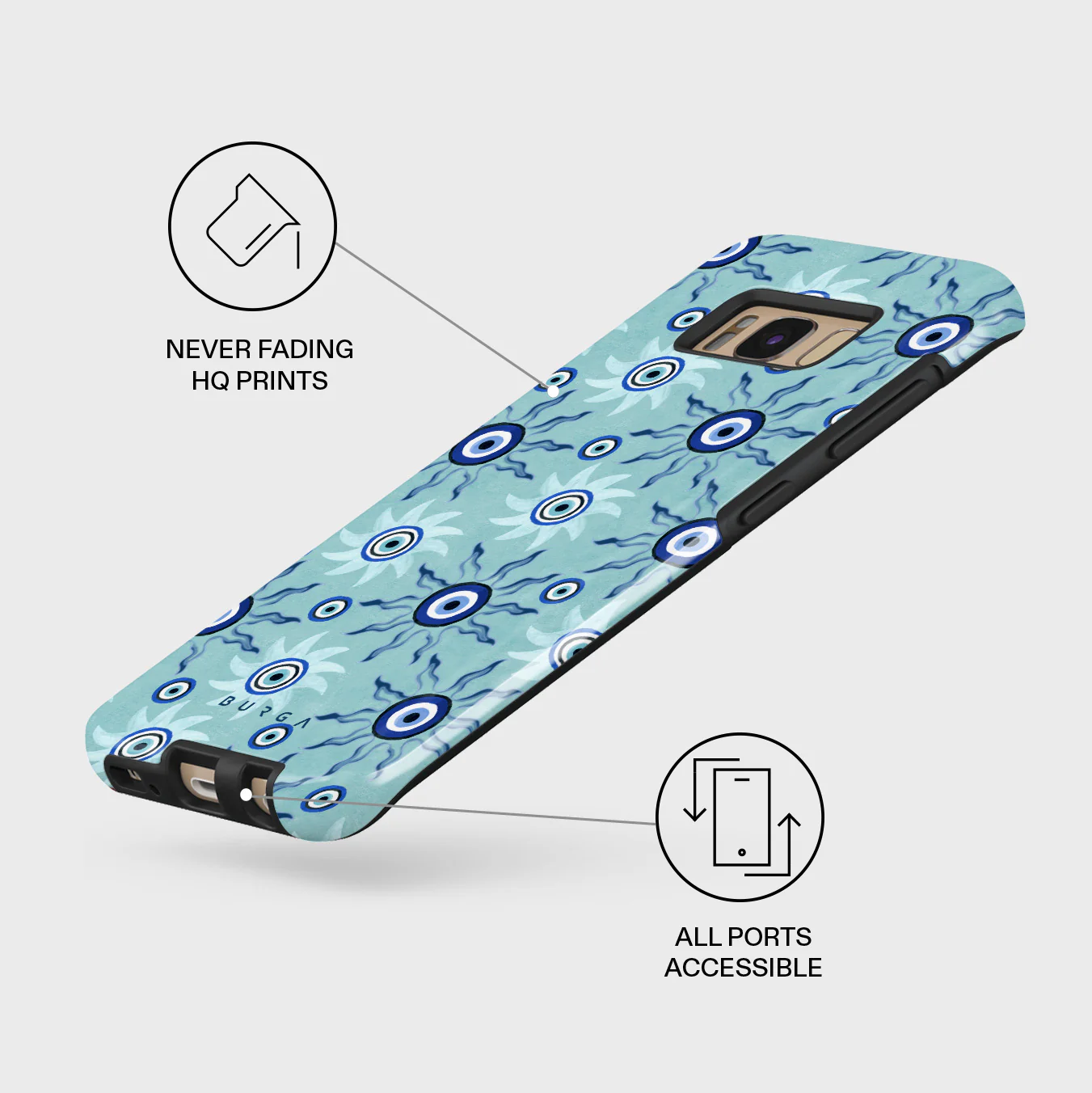 Blue Gaze - Samsung Galaxy S8 Case - Image 7