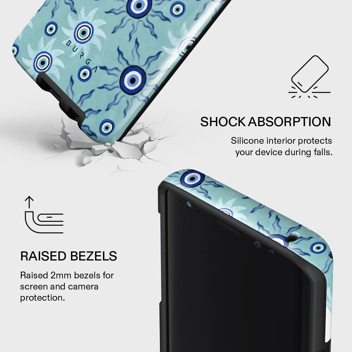 Blue Gaze - Samsung Galaxy S8 Case - Image 8