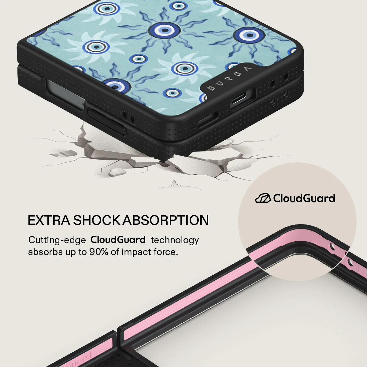 Blue Gaze - Samsung Galaxy Z Flip 7 Case - Image 14