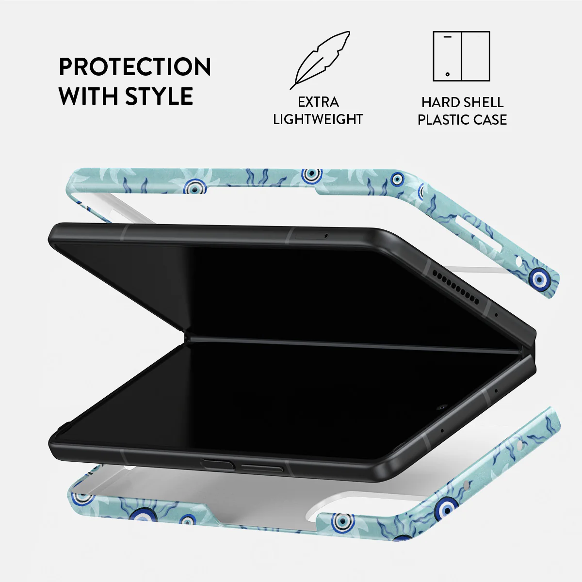 Blue Gaze - Samsung Galaxy Z Fold 4 Case - Image 2