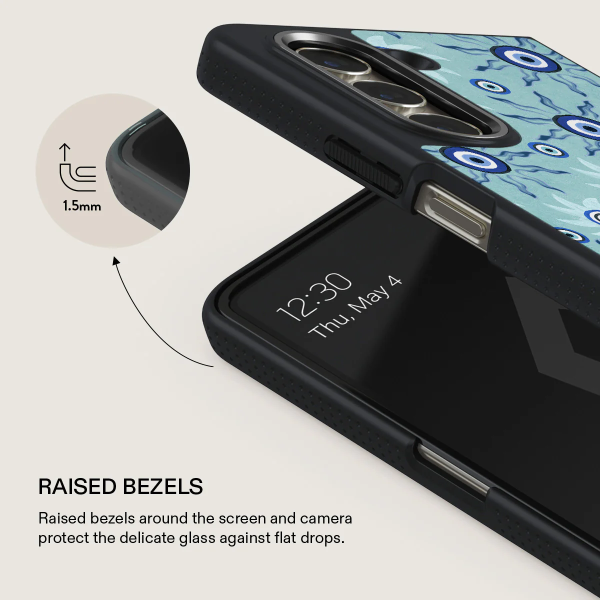Blue Gaze - Samsung Galaxy Z Fold 5 Case - Image 11