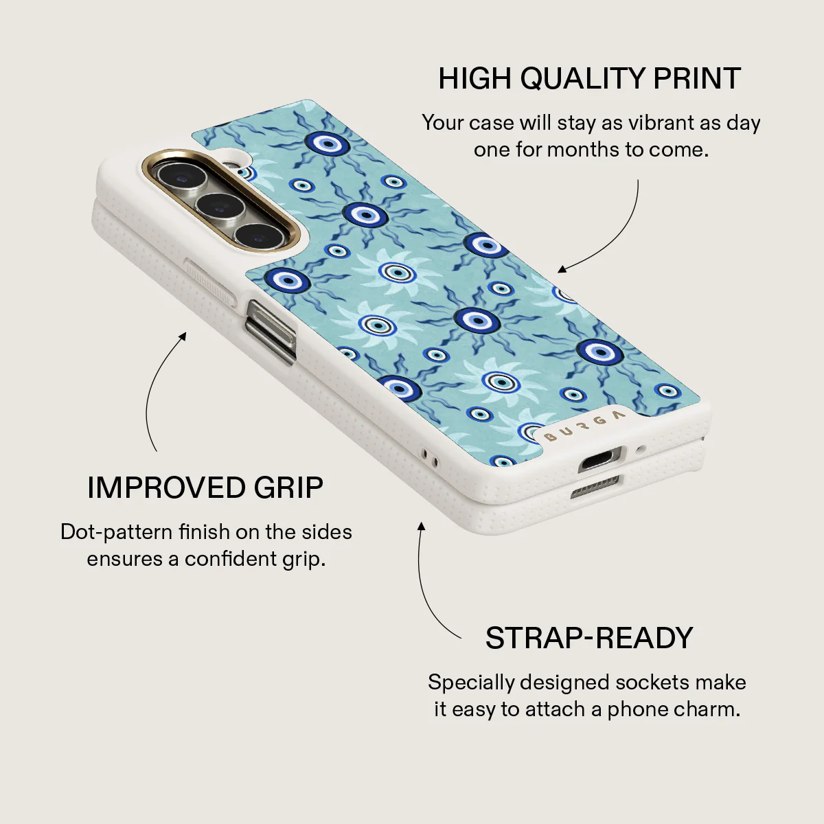 Blue Gaze - Samsung Galaxy Z Fold 5 Case - Image 19