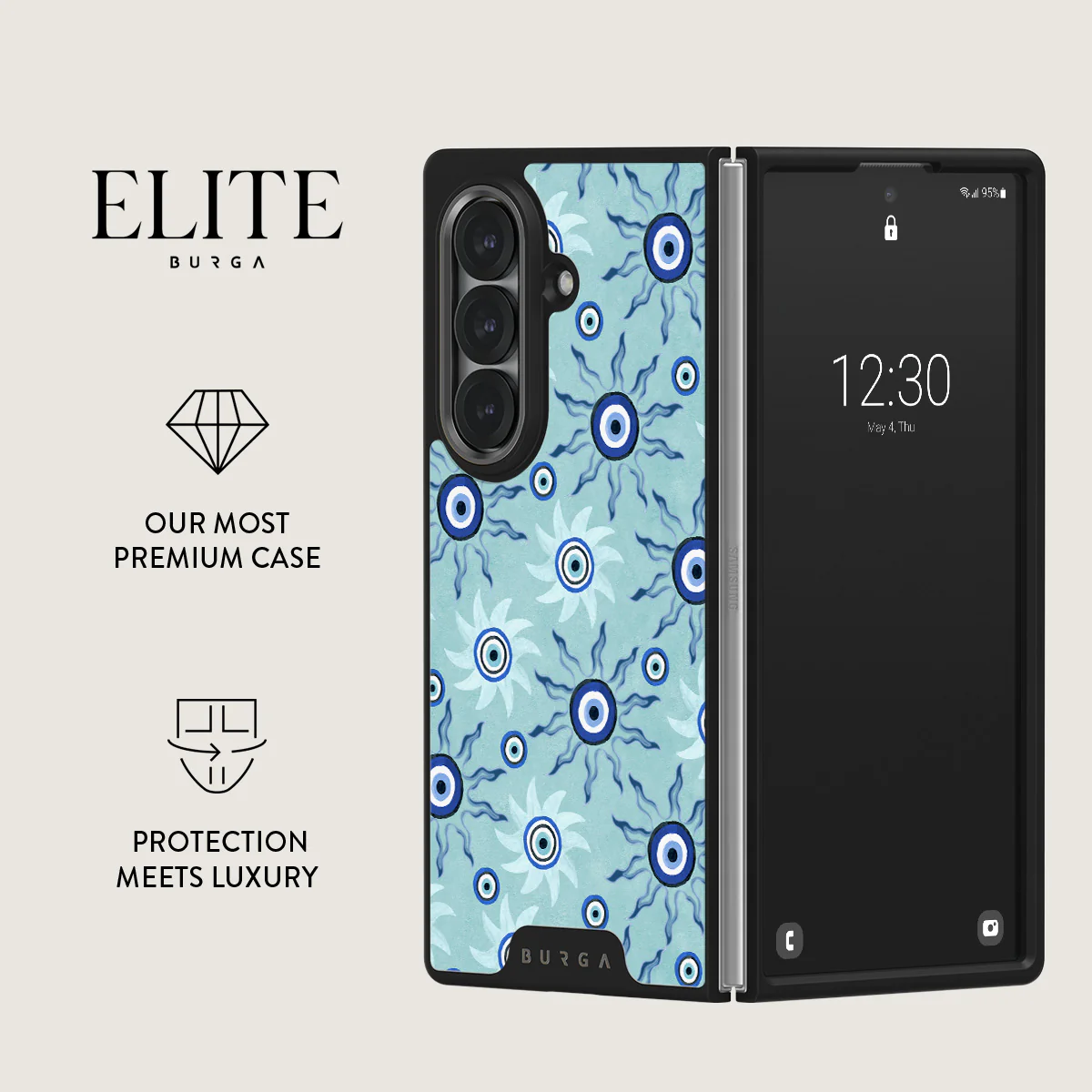 Blue Gaze - Samsung Galaxy Z Fold 7 Case - Image 9