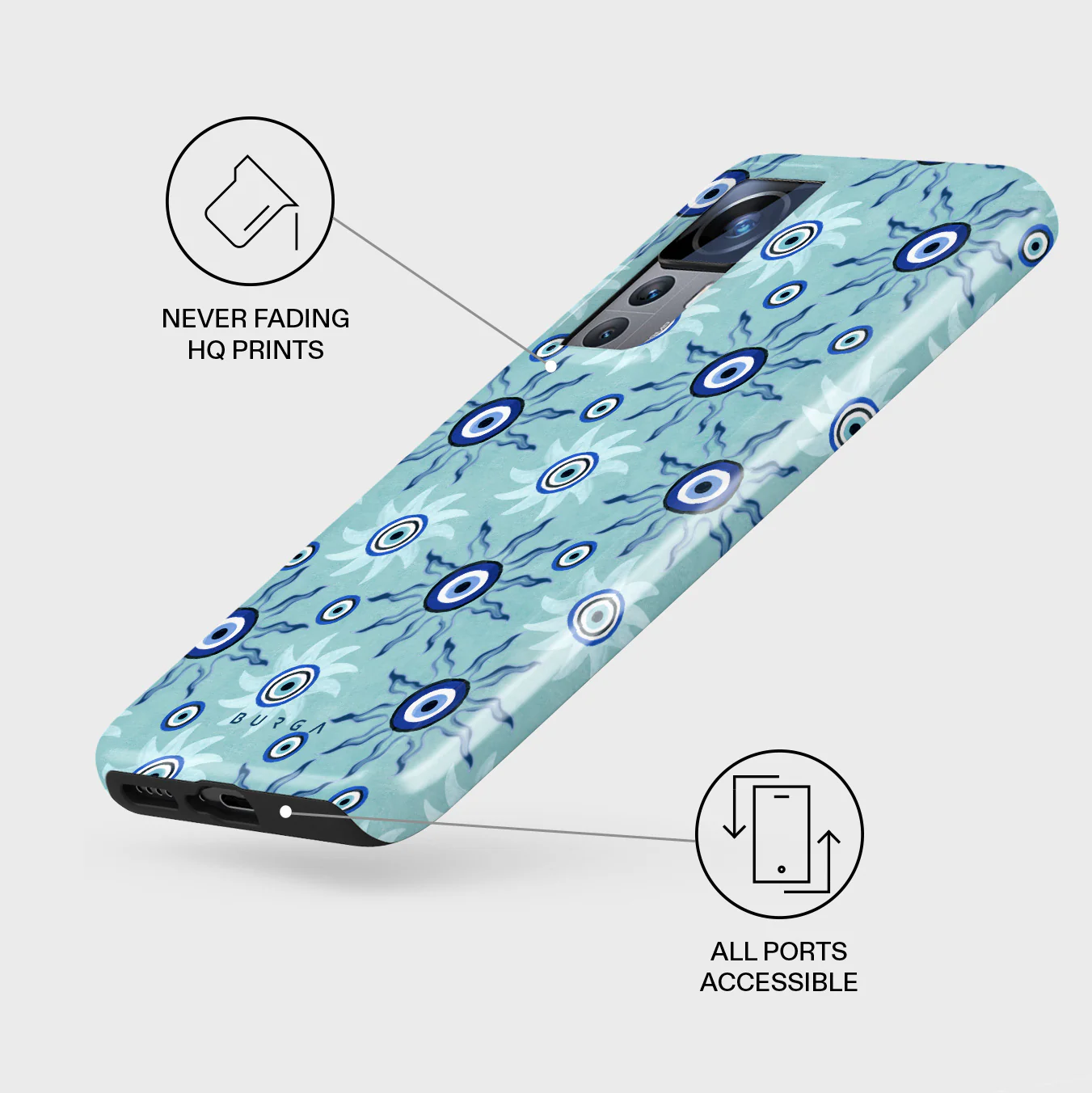 Blue Gaze - Xiaomi 12T Pro Case - Image 3