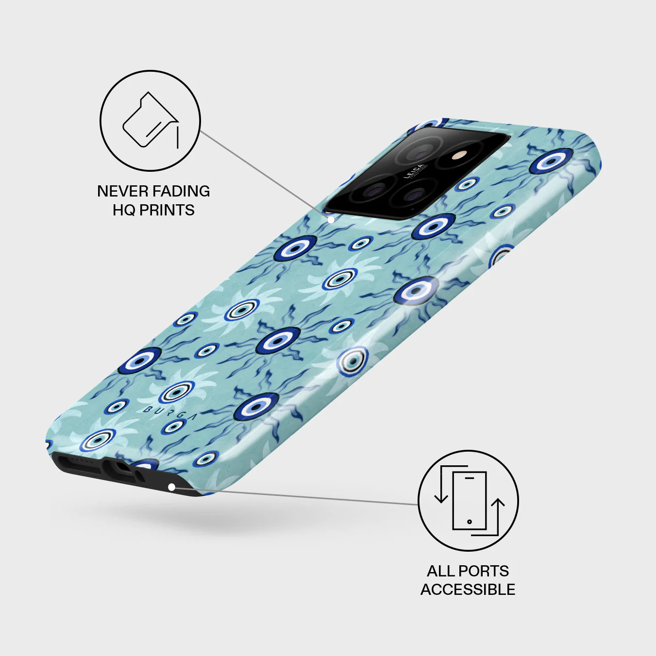 Blue Gaze - Xiaomi 14 Pro Case - Image 3