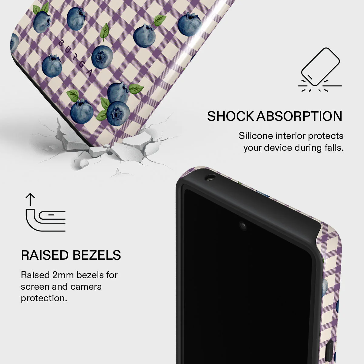 Blueberry Muffin - Google Pixel 7a Case - Image 4