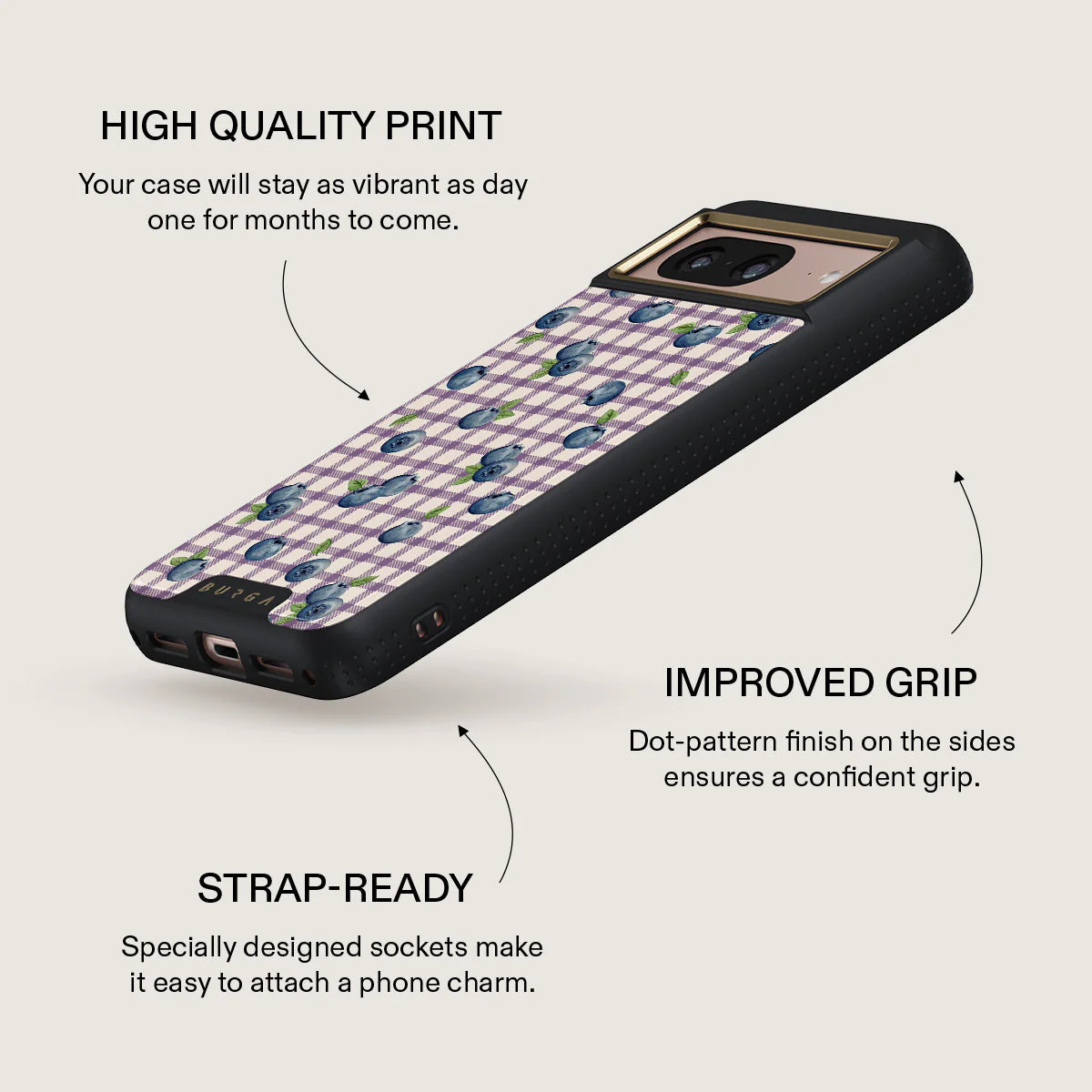 Blueberry Muffin - Google Pixel 8 Case - Image 9